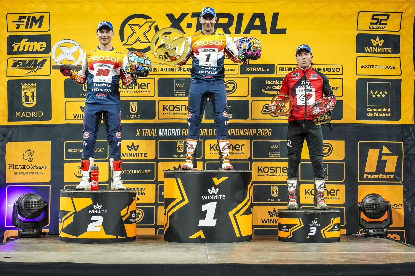 Clear win of Toni Bou in Madrid Clear win of Toni Bou in Madrid