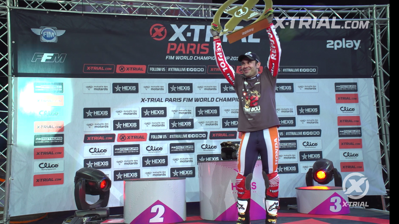 X-Trial Pars - Toni Bou Wolrd Championship Celebration